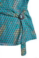 Bluzka w odcieniach morza