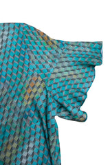 Bluzka w odcieniach morza