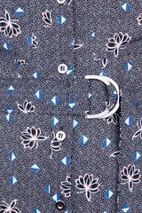 KOSZULOWA SUKIENKA Z KWIATOWYM PRINTEM