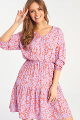 LAWENDOWA ZWIEWNA SUKIENKA