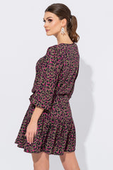 Sukienka pantera kolorowa