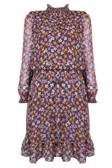 ROZKLOSZOWANA SUKIENKA W KWIATY