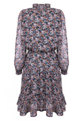 ROZKLOSZOWANA SUKIENKA W KWIATY