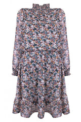 ROZKLOSZOWANA SUKIENKA W KWIATY