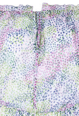 DŁUGA SUKIENKA W KOLOROWE KROPECZKI